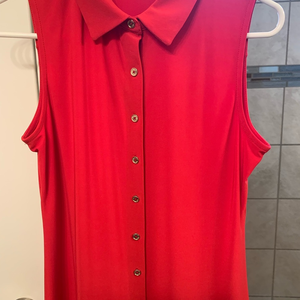 Tommy Hilfiger Red sleeveless top - Picture 2 of 3